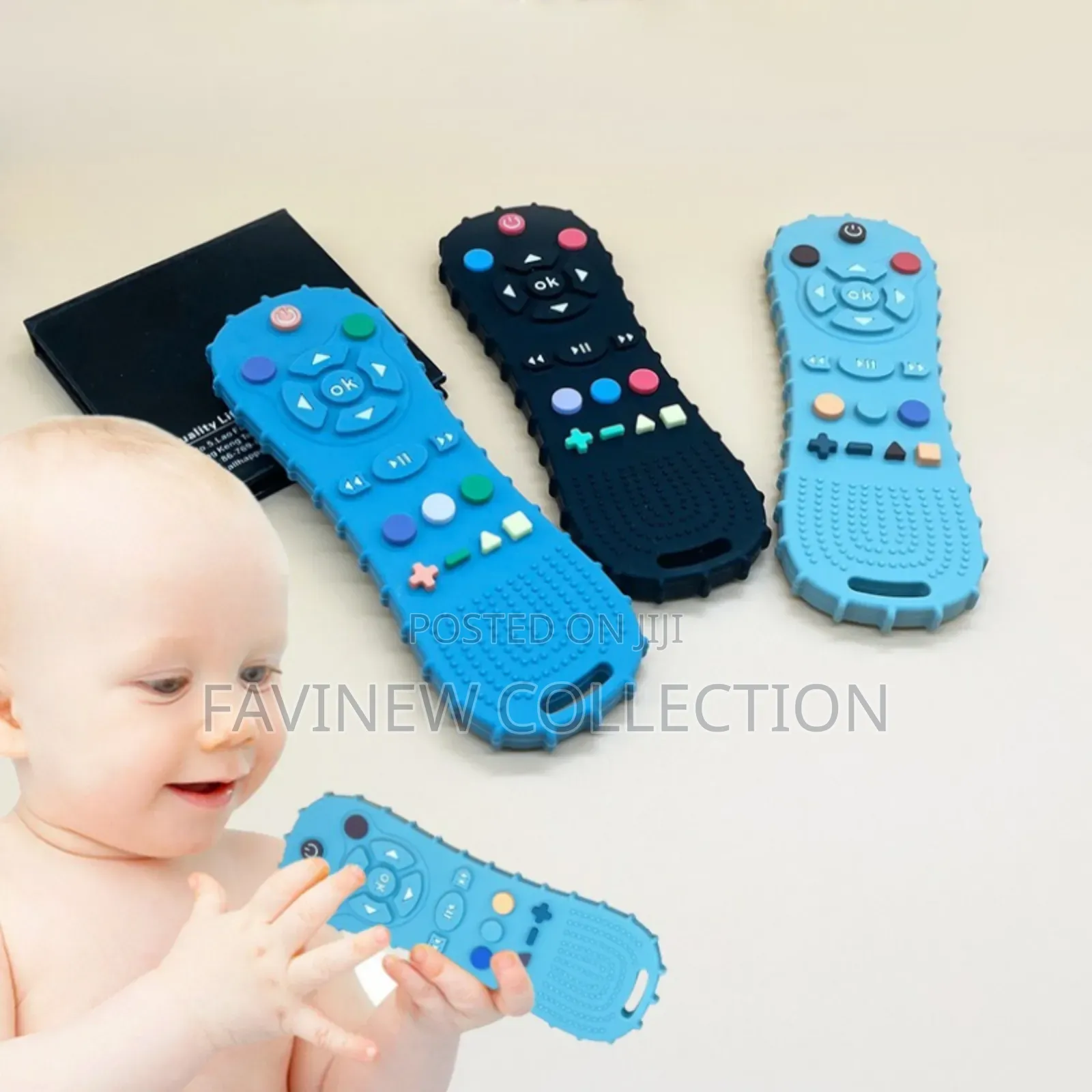 Silicone Baby Remote Teether Chew Toy