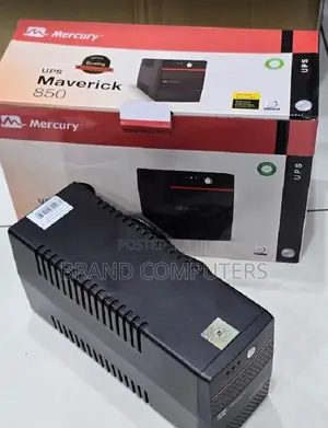Mercury Maverick 850 Ups 510w 2x Universal Socket 9ah Battery Uk Power