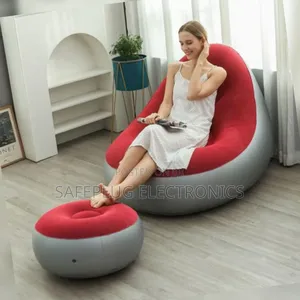 Inflatable Seat + Footrest | Industrial-Strength PVC -