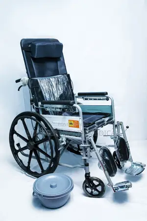 Reclining Commode Wheelchair