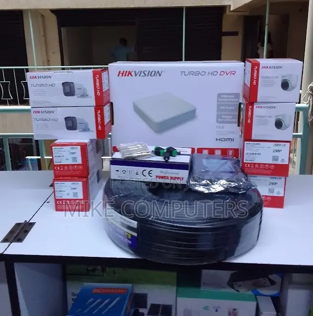 4cctv Quality Complete Cameras 4channel Hikvision CCTVS
