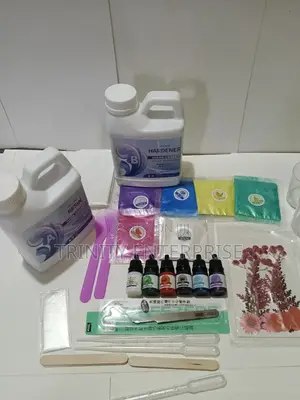 Crystal Epoxy Resin Glue Kit Quick Caring Hard Uv