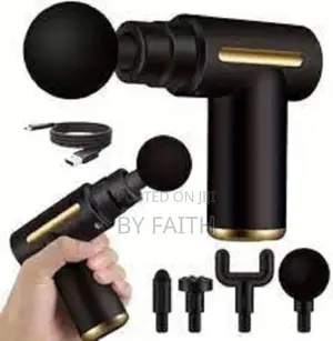 Rechargeable Massage Gun With 6 Attachments][P;'\