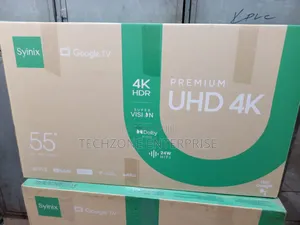 Syinix Tv 55 Inch Premium Uhd Flameless Google Tv