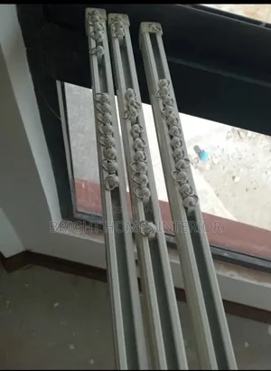 Non Bendable Track Rail Aluminum White Rail