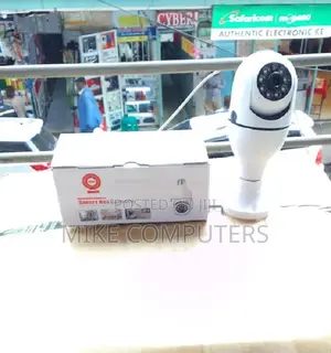Remote Access PTZ 360° Rotating Wifi Bulb CCTV