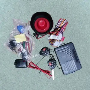 Smart Universal Car Alarm With Flip Keys, Remote Start Siren Control