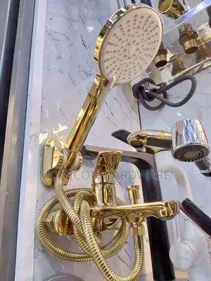 Wall Mounted Bathtub Mixer (Gold in Color)