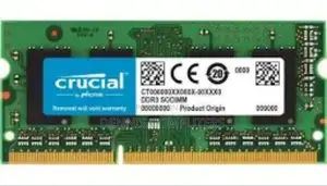 Crucial Ddr3l 8gb 1600 MHZ Pc3-12800 Laptop Memory Ram