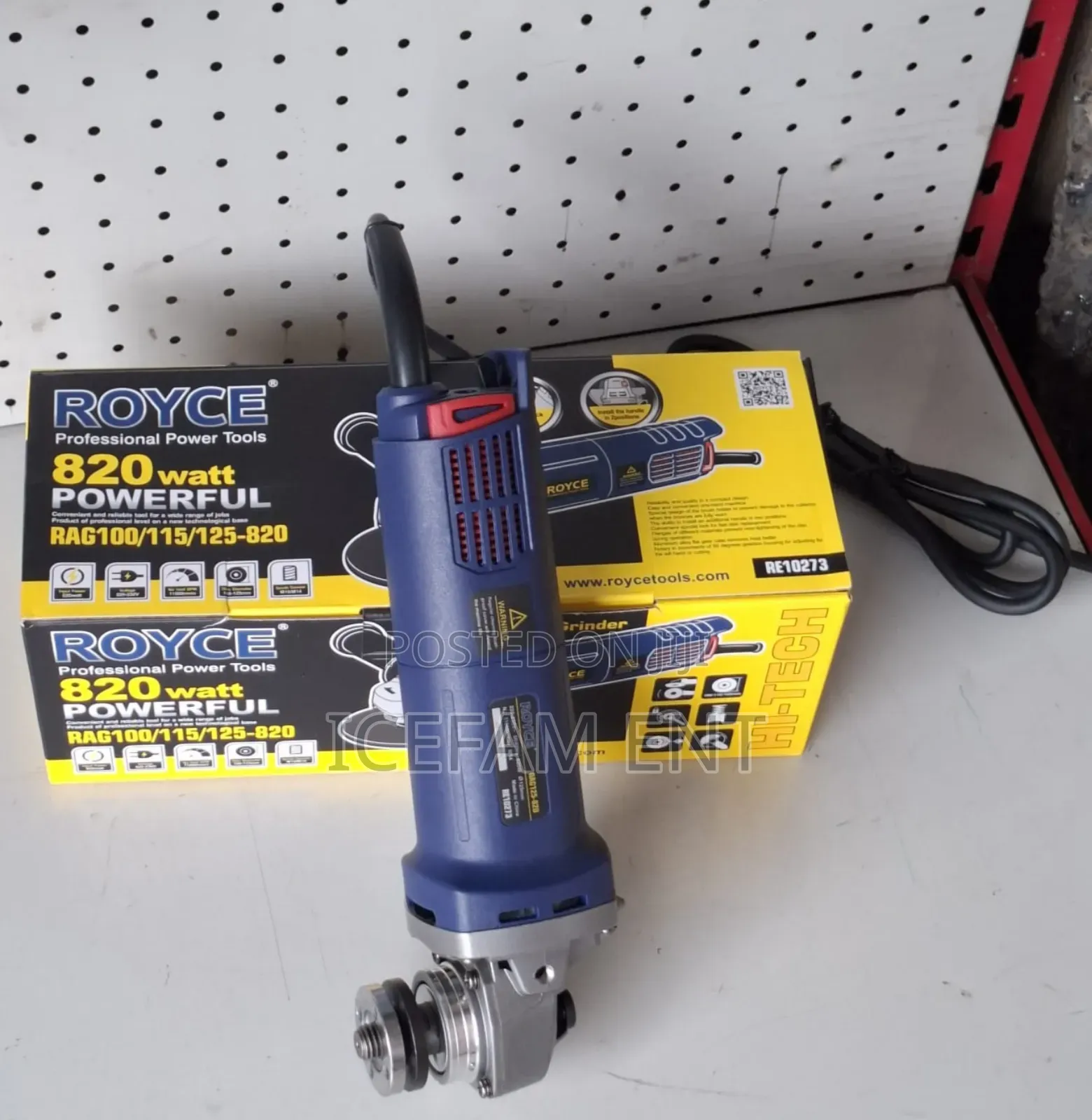 Royce 4inch Grinder/820w Grinder