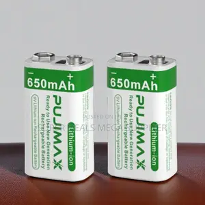 Pujimax 9v 650mah Long Life Battery for Toys and Diy Projects