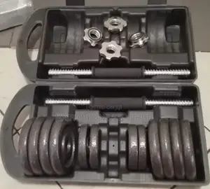 Heavy Duty Steel Dumbbell Set for Strength Training 30kgs