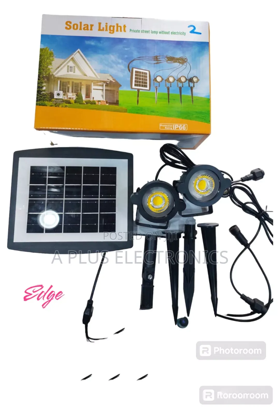 2+1 Solar Garden Light
