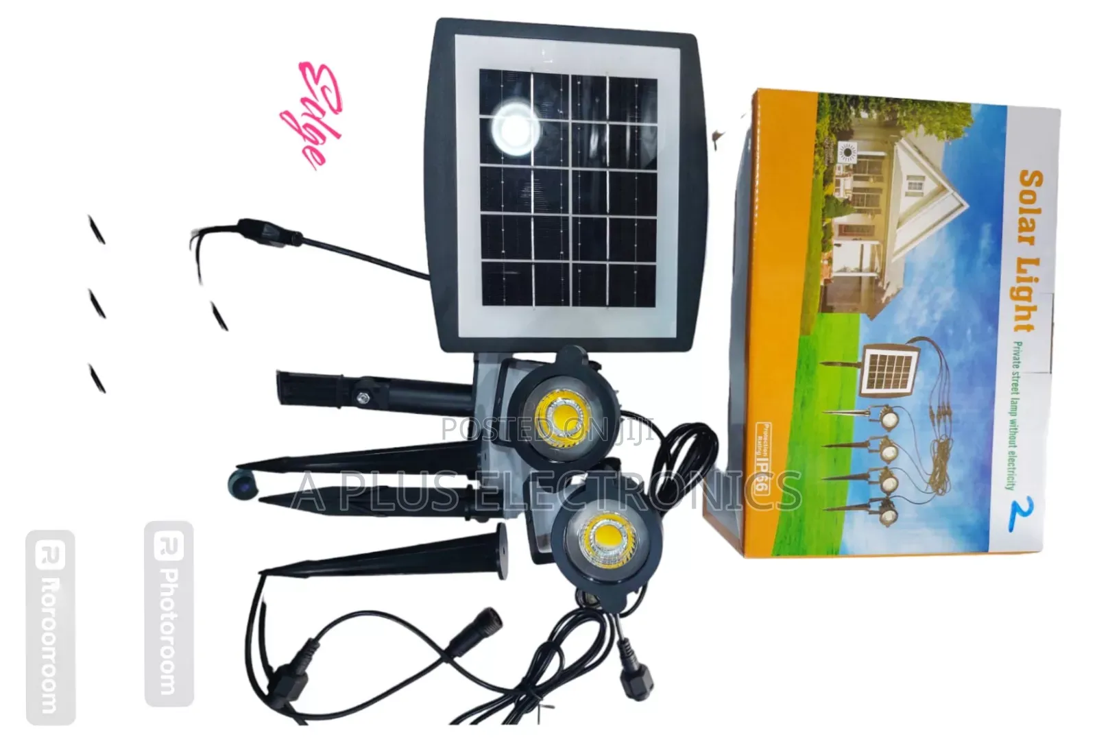 2+1 Solar Garden Light