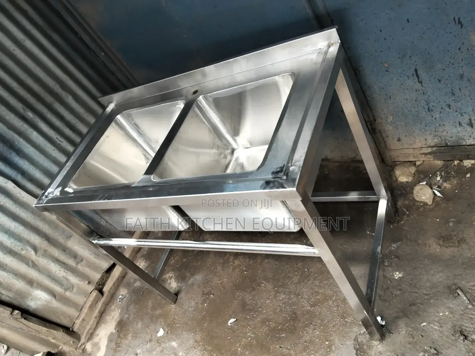 Sink Stainless Steel Double