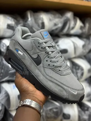 Airmax 90 Gray Sole Black Sneakers