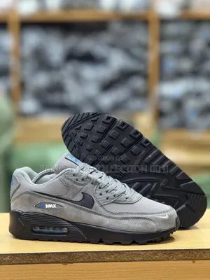 Airmax 90 Gray Sole Black Sneakers