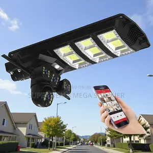 V380 Pro 450 Watts Solar Street Light 4g CCTV Camera With Ai Detection