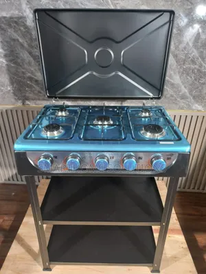 Starlux 5 Full Gas Burner Standing Cooker With Shelves