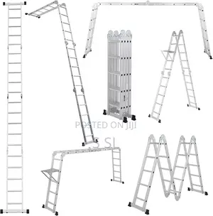 Multipurpose 4x5 Ladder (6m, Silver)