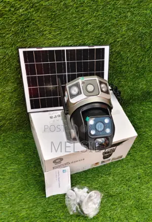 PTZ Solar Powered PTZ Camera -(4mp Resolution Full Colored at Night)