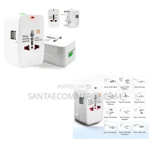 International 110v 240v Multiplug 5vusb Travel Adaptor Surge Protector