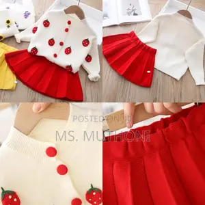 Baby Girls Knit Sweater Top + Tutu Skirt