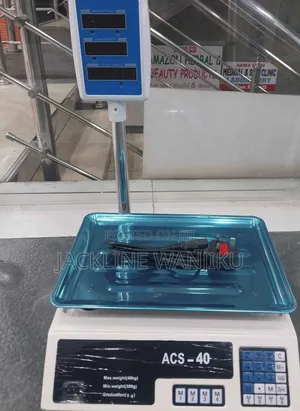 Digital Weighing Scale Acs-40 Perfect for Butchery and Cereal Shop