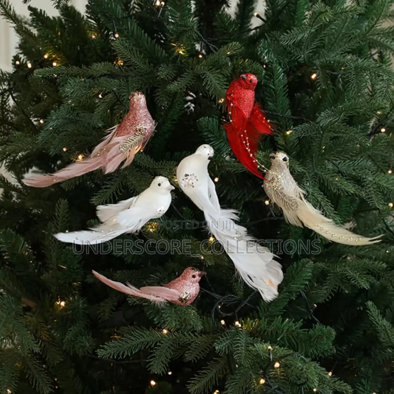 Artificial Bird Pendant Handmade Decorative Props Christmas*