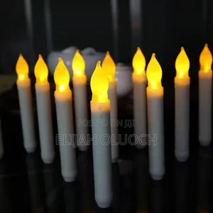 12 Pieces Smokeless Flameless Decorative Candle