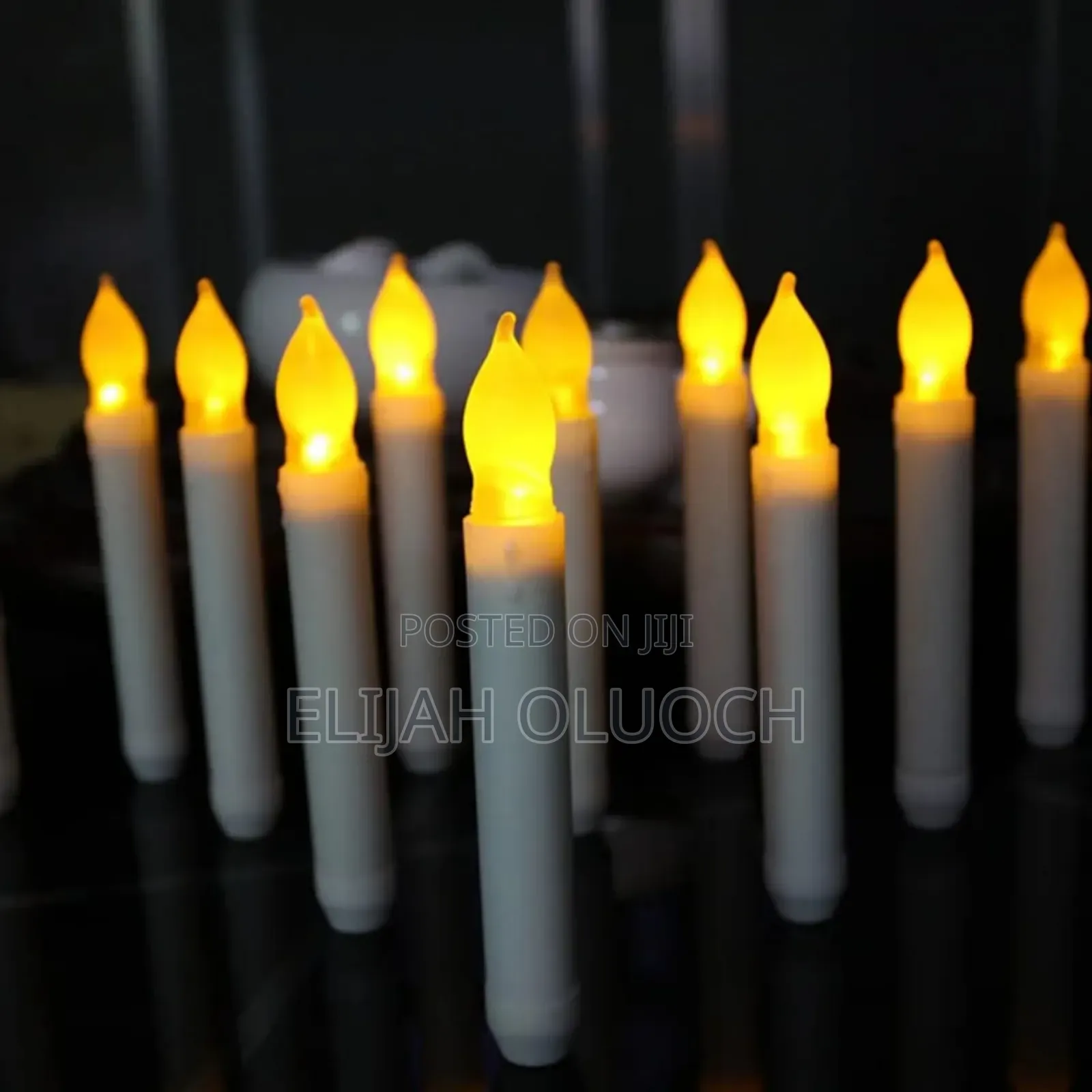 12 Pieces Smokeless Flameless Decorative Candle
