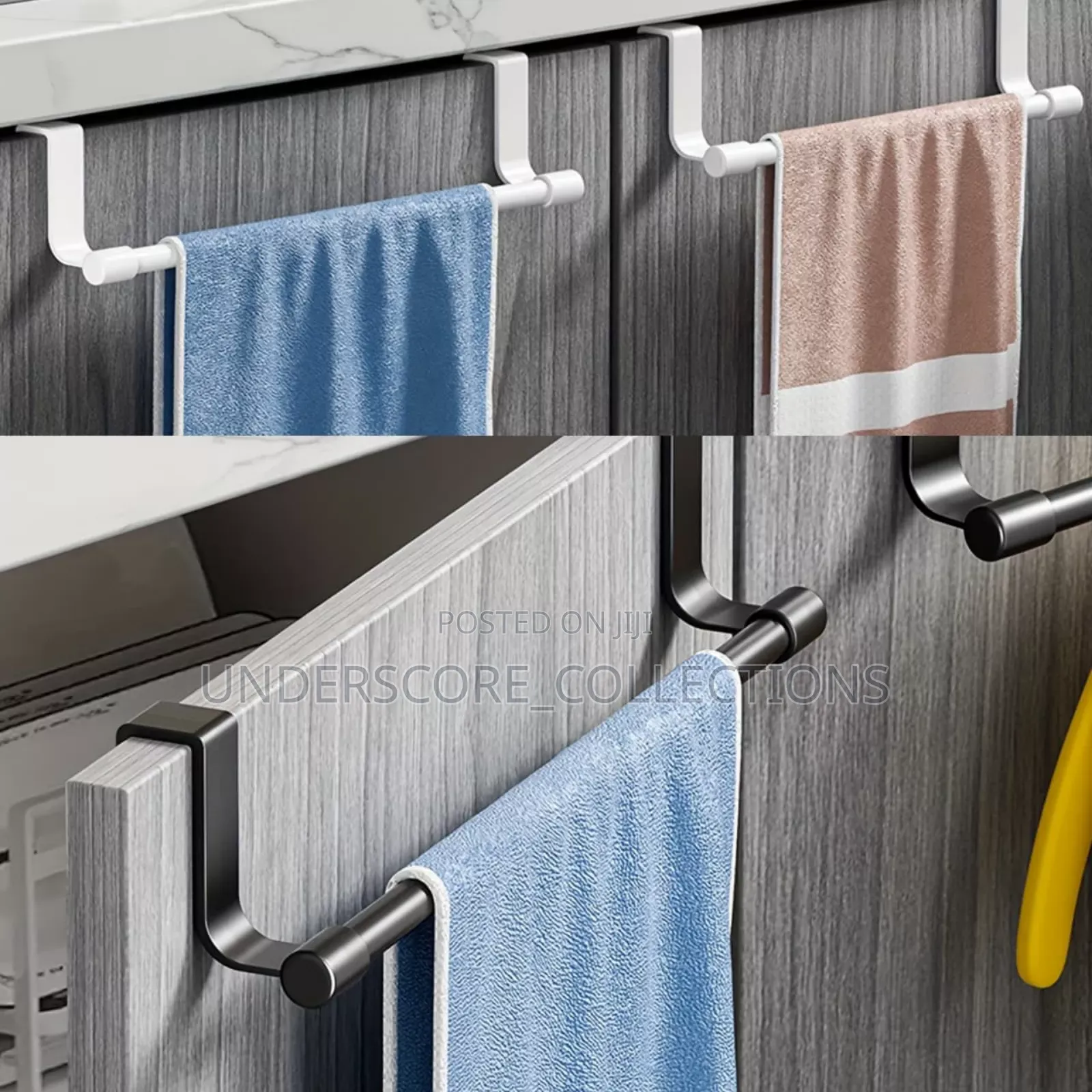 Wall Mounted Kitchen Cabinet Towel Rack
