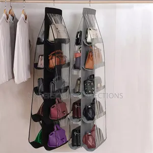 *10 Pocket Clear Hanging Shelf Bag