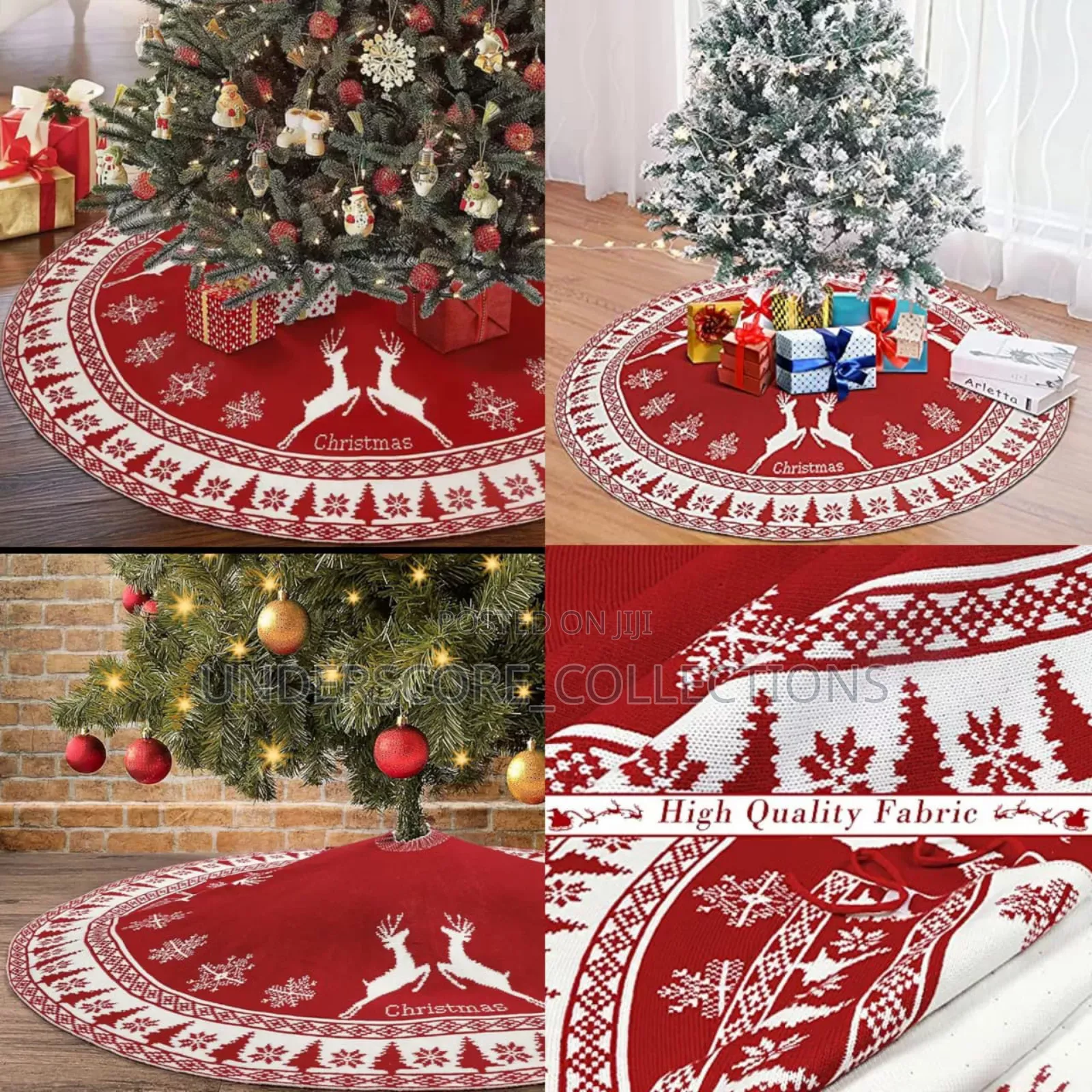 *Christmas Knitted Tree Skirt