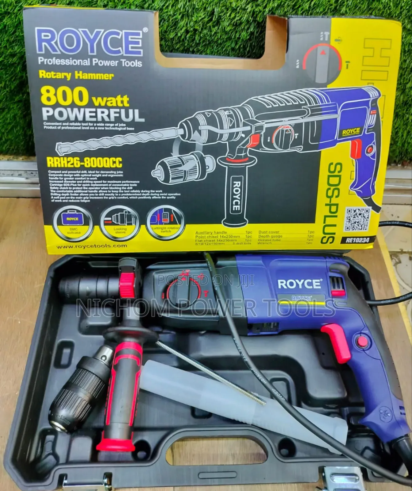 800watts Royce Rotary Hammer Drill/Electric Rotary Hammer Drill 800w