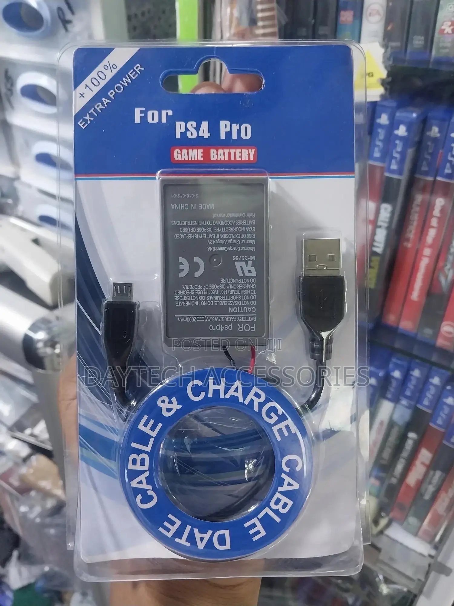High Quality Li-Polymer Rechargeable Battery for Ps4 Pro Controller.