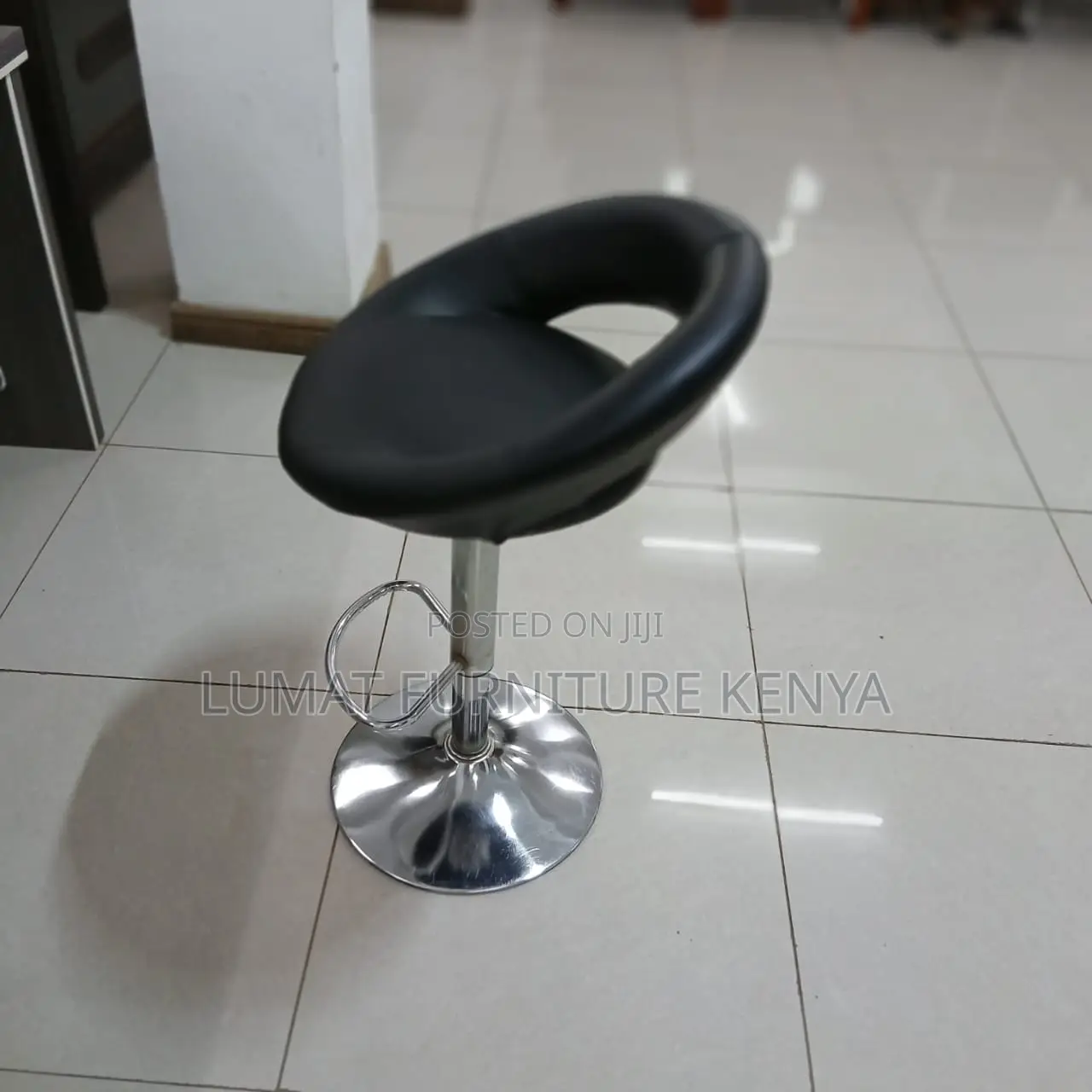 Black Swivel Bar Stool