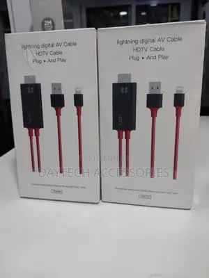 Apple Lightning to Hdmi Cable for iPhone to Tv.
