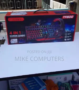 Tf850 Gaming Keyboard Headset Speaker Mouse Pad Wired RGB Backlight