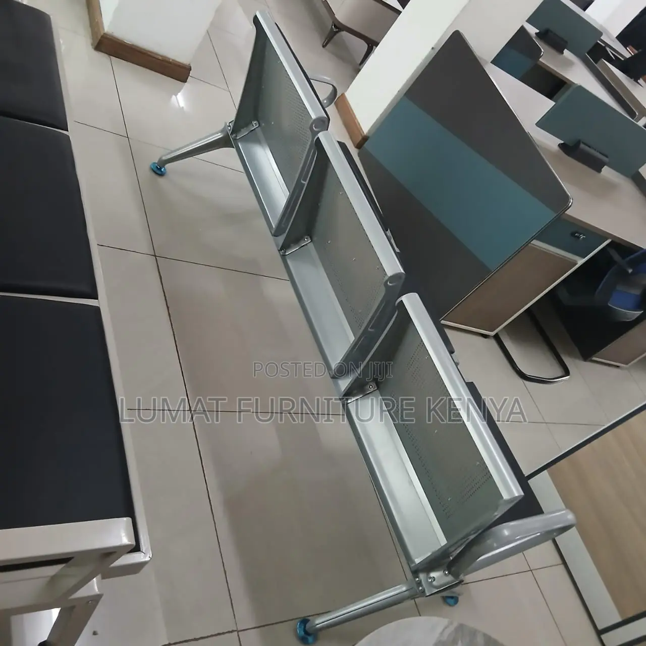 3 Seater Heavy Duty Waiting Lobby Bench