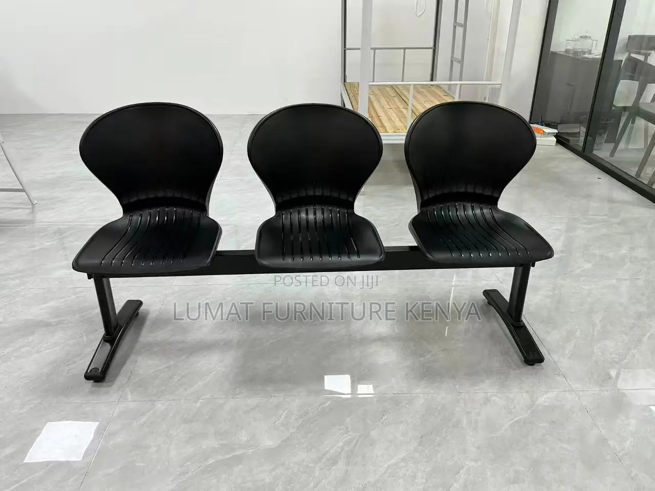Modern 3 Link Strong Lobby Bench