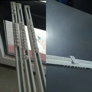 Single Straight Rail With Ceiling Brackets