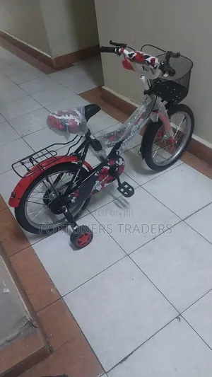 Size 16 Kids Bike With Training Wheels(5-8 Years)