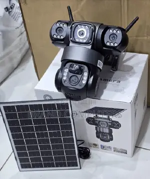 V380 4g Triple Lens Solar PTZ Camera