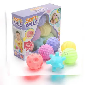 6 Pieces Colorful Soft Balls