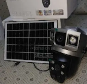 High Efficiency 4g Solar Powered Dual Lens Solar Security Camera