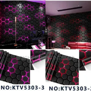 3d Wallpaper for Entertainment Area