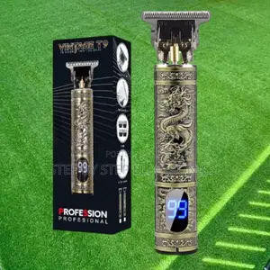 Classic Vintage T9 Hair Clipper With Led Display Powerful Motor