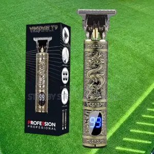 Professional Usb Rechargeable Dragon T9 Hair Trimmer With Led Display