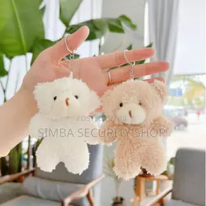 Cute Plush Teddy Bear Keychain Keyholder Toy Pendant Bag Car Doll Gift